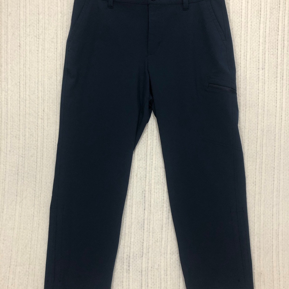 Eddie Bauer First Ascent Guide Pro Pants Womens 4 Navy Blue Hiking Cargo Stretch